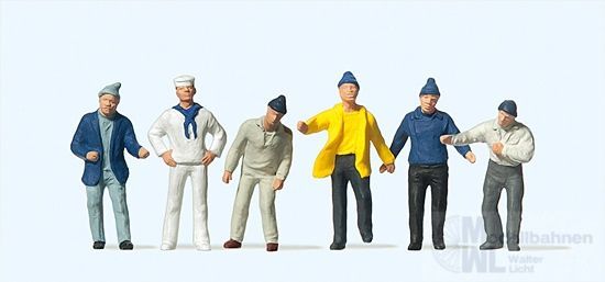 Preiser 14063 - Schiffsbesatzung H0 1:87