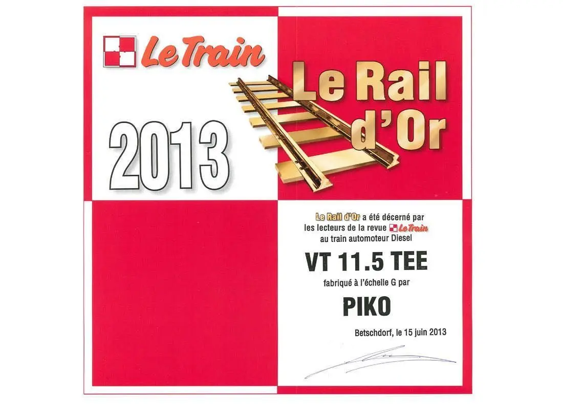 Piko 37320 - Dieseltriebwagen VT 11.5 DB Ep.III 3-tlg.1:22,5
