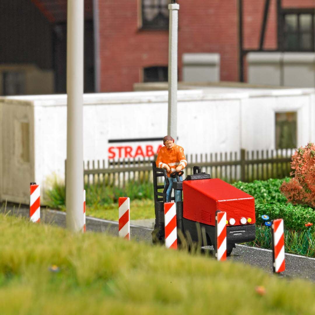 Busch 79875 - A-Set: Asphaltfräse H0 1:87
