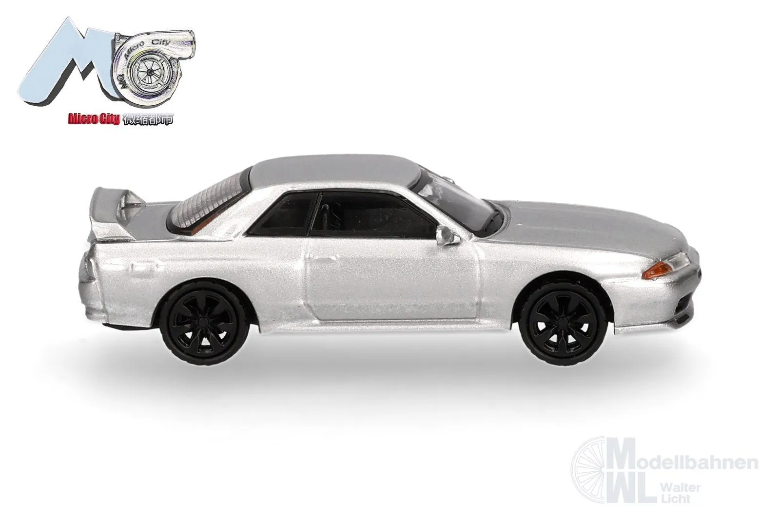 Herpa 87MC000092 - Nissan Skyline GTR32 silber H0 1:87
