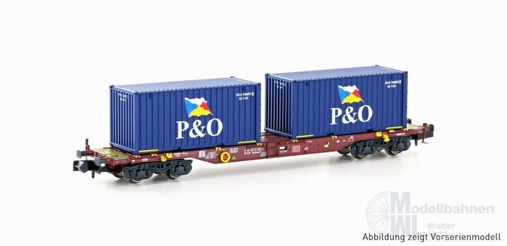 Hobbytrain 23203 - Containerwagen DB Ep.IV Sgjkkmms 699 P&O N 1:160