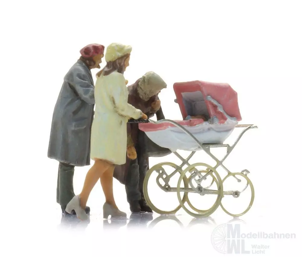 ARTITEC b.v. 5870144 - Ein süßes Baby (3x) Fertigmodell H0 1:87