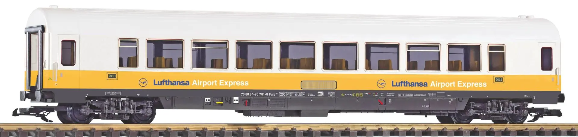 Piko 37668 - Personenwagen DB Ep.IV Bpmz 296 Lufthansa SPUR G 1:22,5