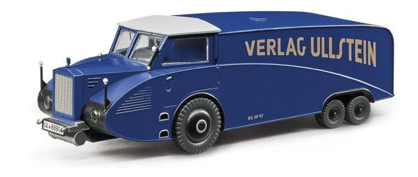 Liliput 937491 - LKW Rumpler RuV 31 dunkelblau Kühlergrill blau Dach grau H0 1:87