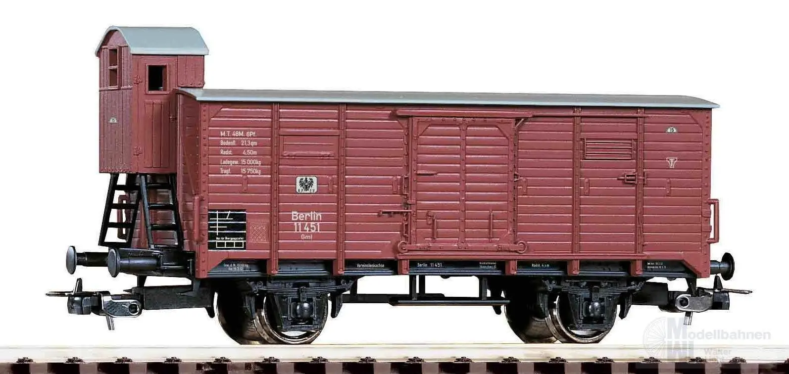 Piko 24503 - Güterwagen ged. KPEV Ep.I H0/GL