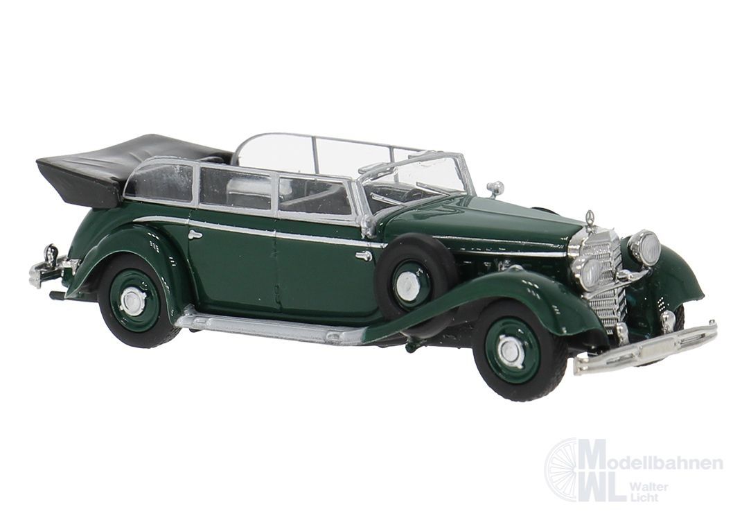 Brekina 21056 - Mercedes-Benz 770K in dunkelgrün von Gustav Krupp  H0 1:87