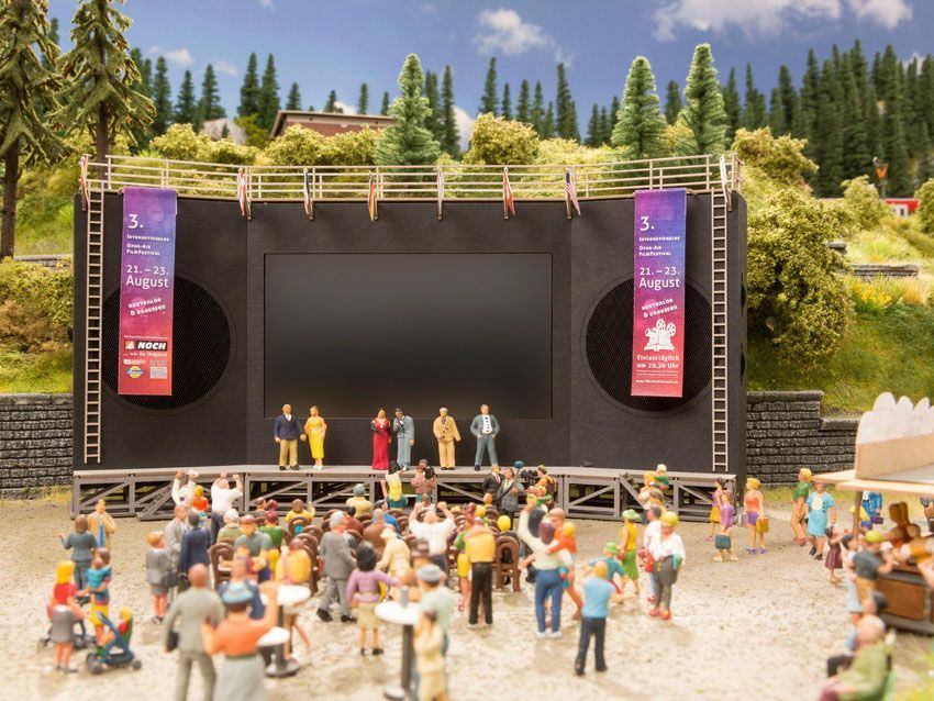 Noch 66822 - micro-motion Open-Air Filmfes H0 1:87 Noch 66822 - micro-motion Open-Air Filmfes H0 1:87