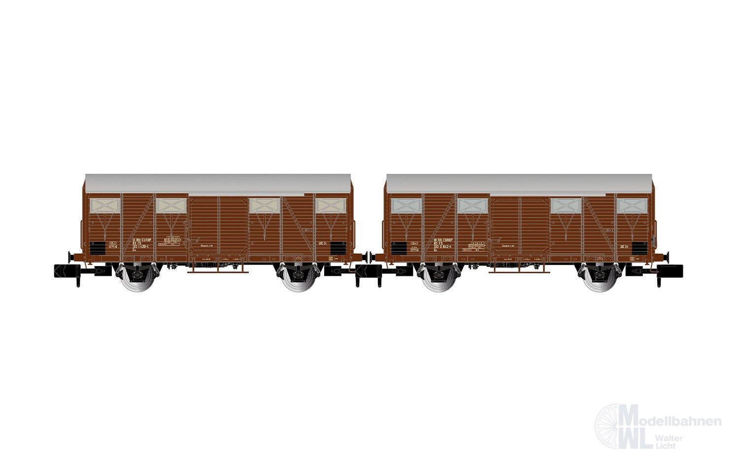 Arnold 6715 - Güterwagen Set FS Ep.IV 2.tlg. N 1:160