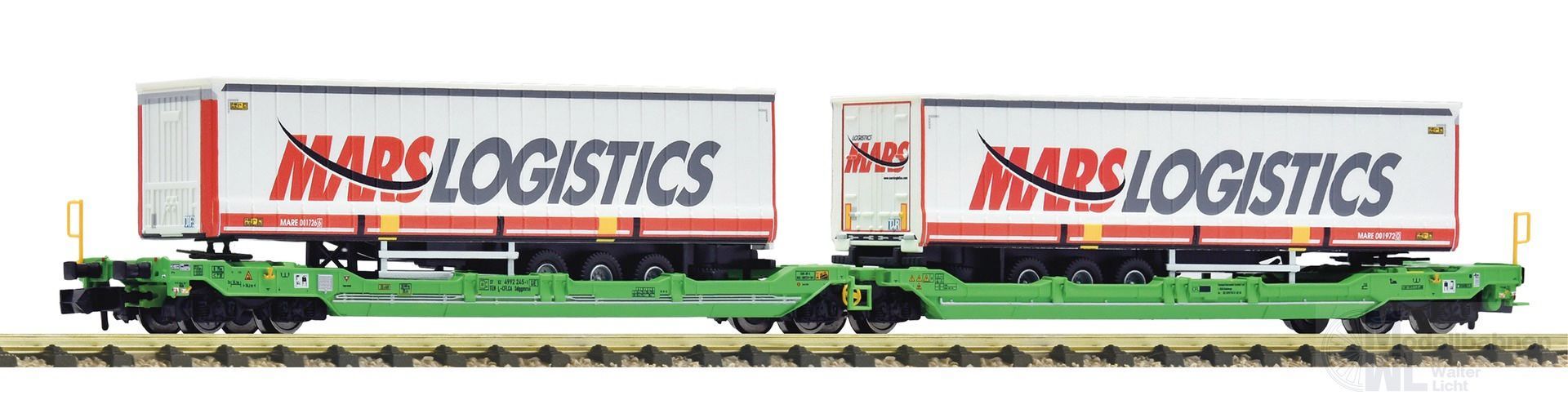 Fleischmann 6660102 - Doppeltaschenwagen CFL Cargo Ep.VI N 1:160