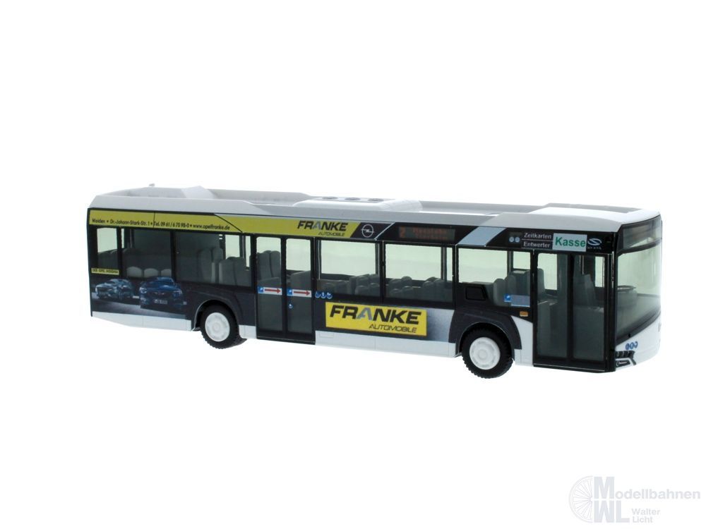 Rietze 73026 - Solaris Urbino 12 ´14 Stadtbus Weiden Opel Franke H0 1:87 Rietze 73026 - Solaris Urbino 12 ´14 Stadtbus Weiden Opel Franke H0 1:87