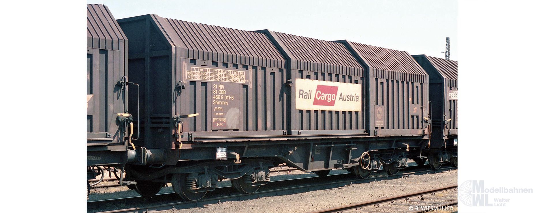 Brawa 51012 - Teleskophaubenwagen ÖBB Ep.V Shimmns H0/GL Brawa 51012 - Teleskophaubenwagen ÖBB Ep.V Shimmns H0/GL