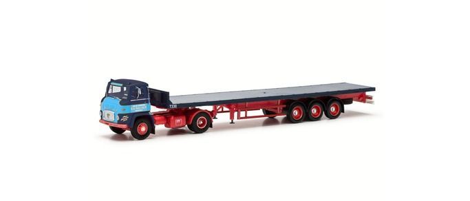Herpa 87MBS026499 - Scania Vabis LB 76 Pritschensattelzug Malcolm H0 1:87