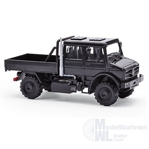Busch 51085 - Mercedes-Benz Unimog Schwarz mit Bügel H0 1:87 Busch 51085 - Mercedes-Benz Unimog Schwarz mit Bügel H0 1:87