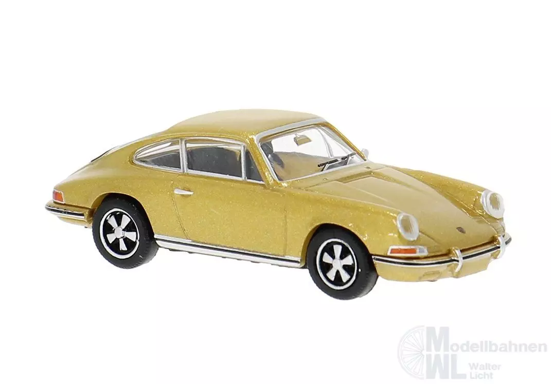 Brekina 16233 - Porche 911 Coupé gold H0 1:87