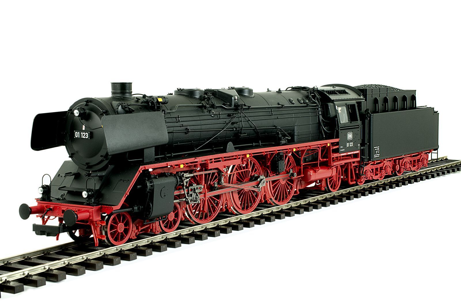 Lenz 40201-07 - Dampflok BR 01 123 DB Ep.IIIb Witte Windleitbleche Spur 0