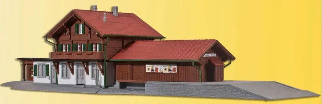 Kibri 36703 - Bahnhof Château d´Oex Z 1:220