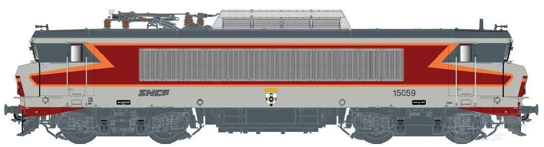 LS Models 10494 - E-Lok BB 15059 SNCF Ep.IV Arzens H0/GL