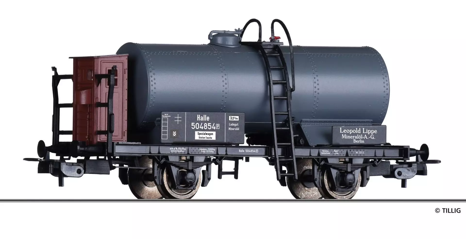 Tillig 76783 - Kesselwagen K.P.E.V. Ep.I Leopold Lippe Mineralöl AG H0/GL