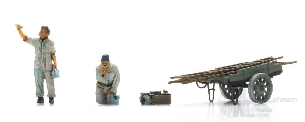 ARTITEC b.v. 5220031 - Anstreicher mit Leiterwagen Z 1:220