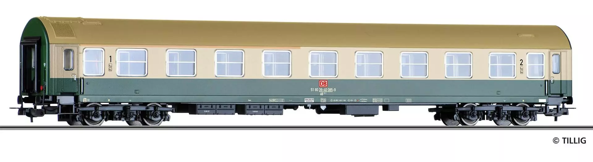 Tillig 74948 - Personenwagen DB AG Ep.V 1/2.Kl. Typ Y AB 511 H0/GL