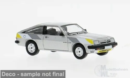 PCX-Models 871574 - Opel Manta B CC Magic silber/Dekor 1980 H0 1:87