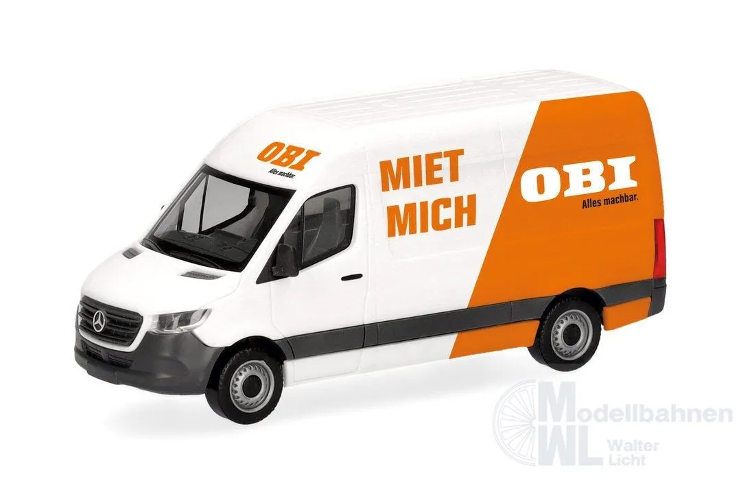 Herpa 099714 - Mercedes-Benz Sprinter Kasten Hochdach OBI H0 1:87