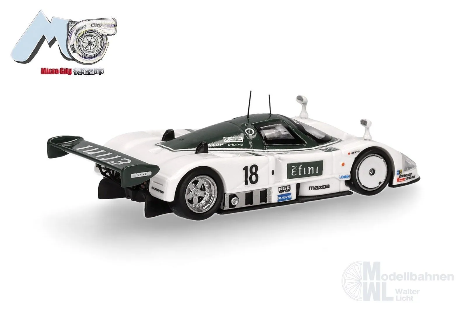 Herpa 87MC000081 - Mazda 787B 18m weiß H0 1:87