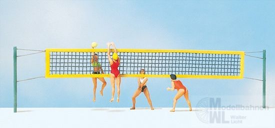 Preiser 10528 - Beach-Volleyball H0 1:87