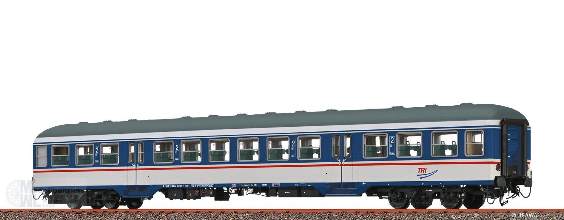 Brawa 46629 - Personenwagen TRI Ep.VI Bnrz451.1 H0/GL BASIC