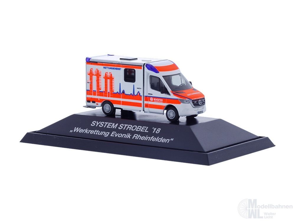 76126cq3XrgZQXKSjb Rietze 76126 - System Strobel RTW ´18 Werkrettung Evonik Rheinfelden H0 1:87