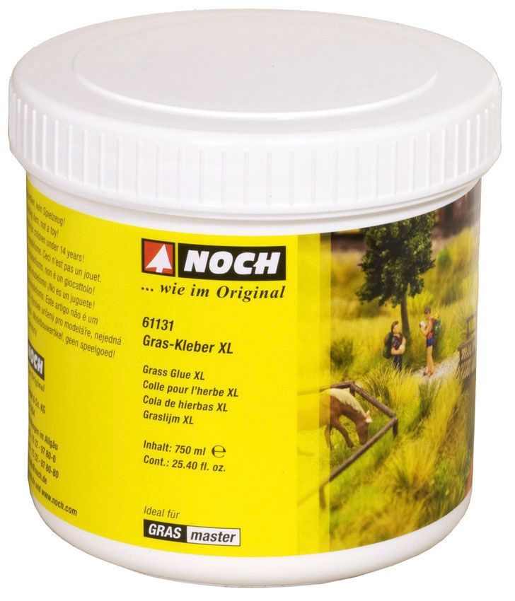 Noch 61131 - Gras-Kleber XL 750 g G/1/0/H0/H0m/H0e/TT/N/Z