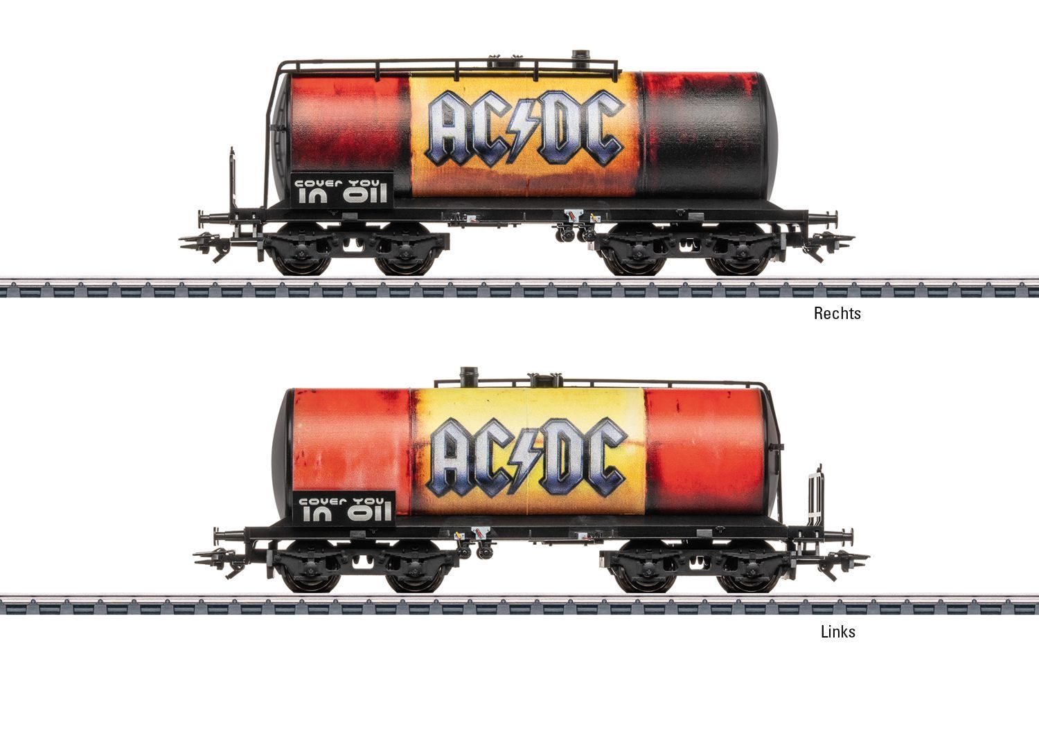 Märklin 46530 - Kesselwagen AC/DC Cover you in Oil H0/WS