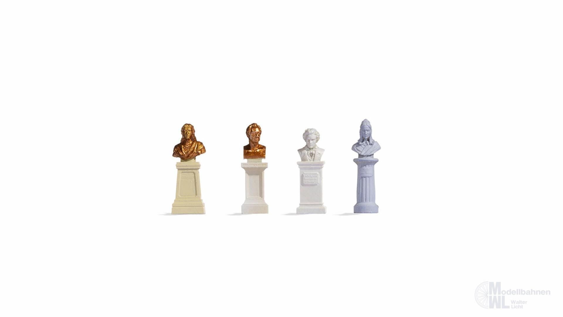 Noch 14838 - Büsten 4 Stück H0 1:87 Noch 14838 - Büsten 4 Stück H0 1:87