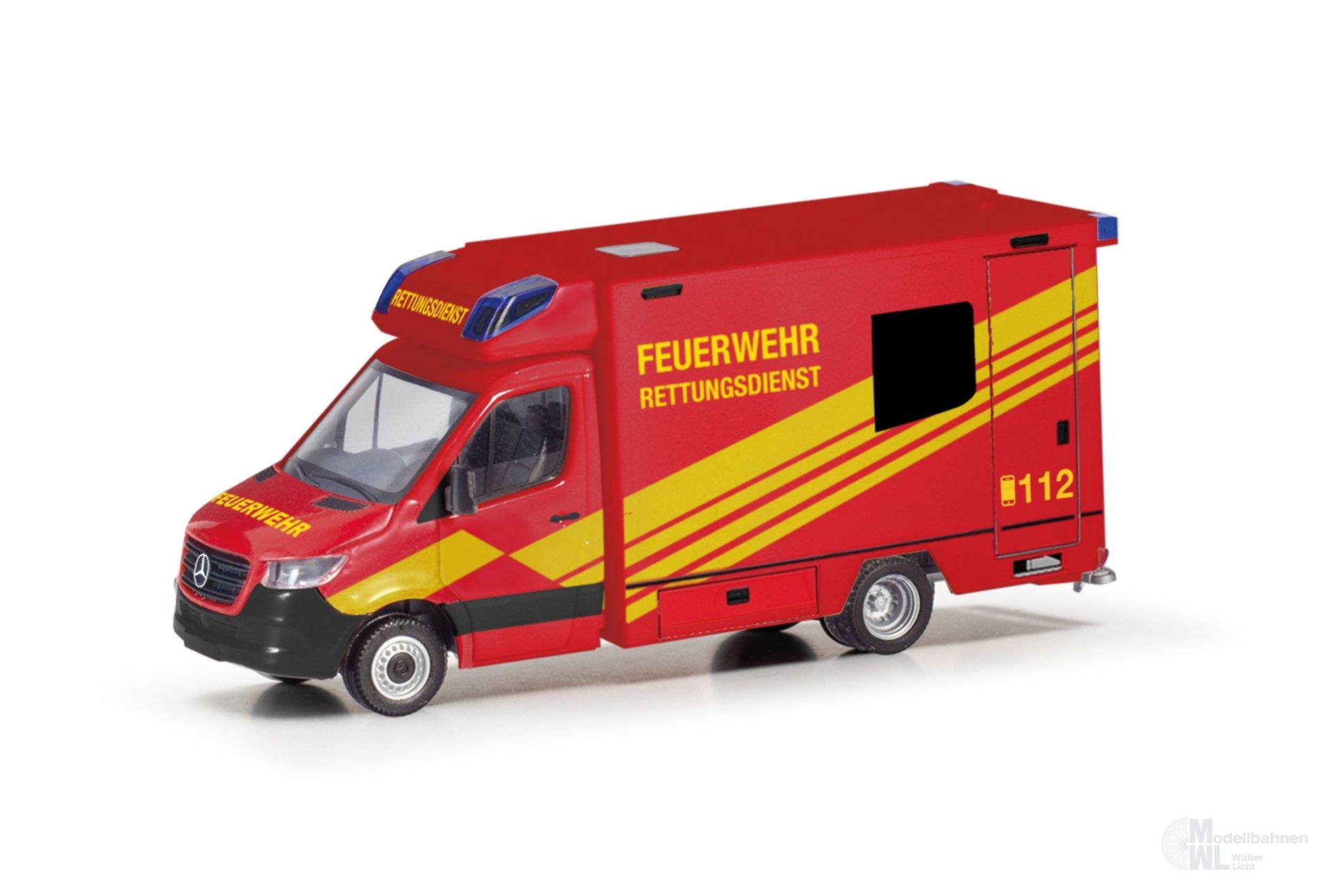 Herpa 098755 - Mercedes-Benz Sprinter 18 Fahrtec RTW FW H0 1:87