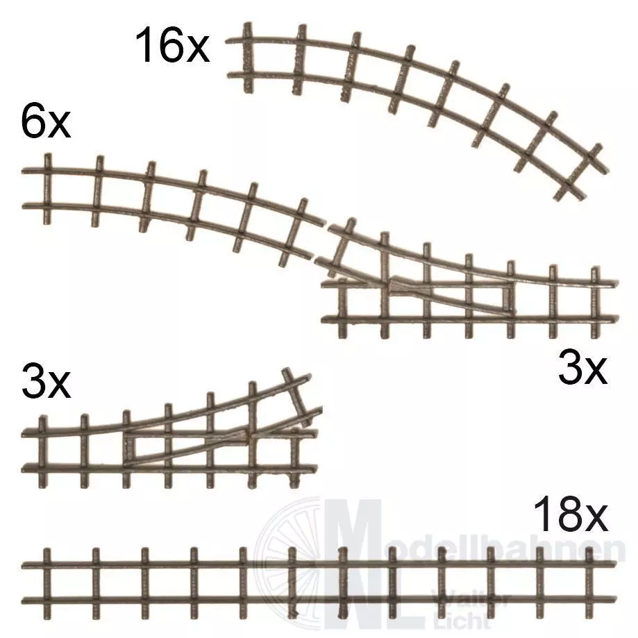 Busch 8079 - Gleis-Set N 1:160