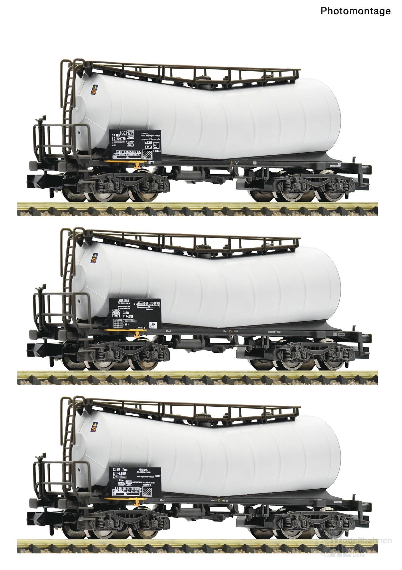 Fleischmann 6660170 - Knickkesselwagen Set Ep.VI 3.tlg. N 1:160