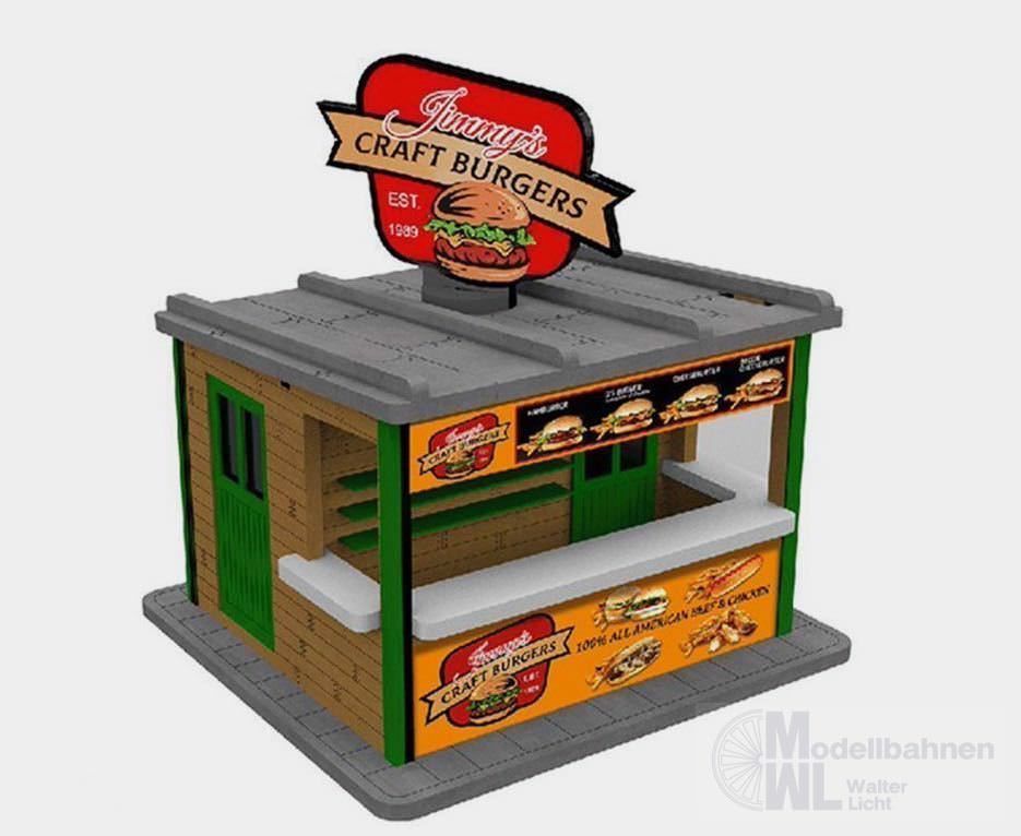 PROSES PLS-046 - Jimmy's Burger Stand mit rotierendem Werbeschild und Beleuchtung Spur 0