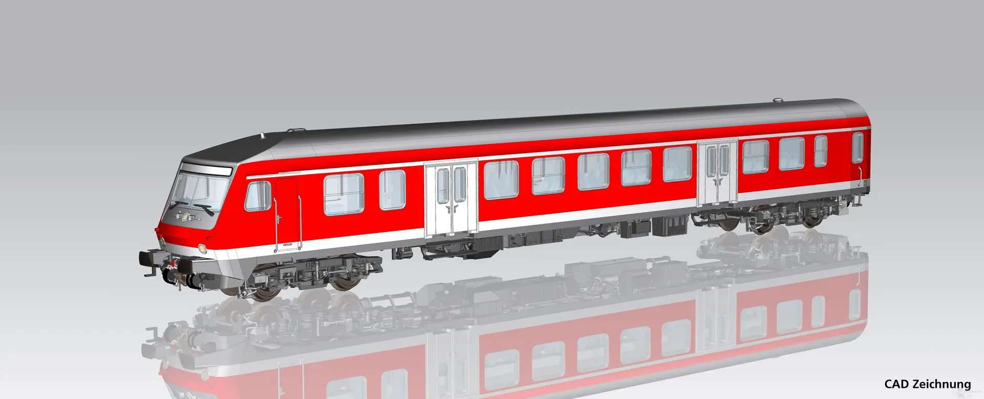 Piko 28021 - Mitteleinstiegs-Steuerwagen DB Ep.V Bybdzf 482.1 H0/WS