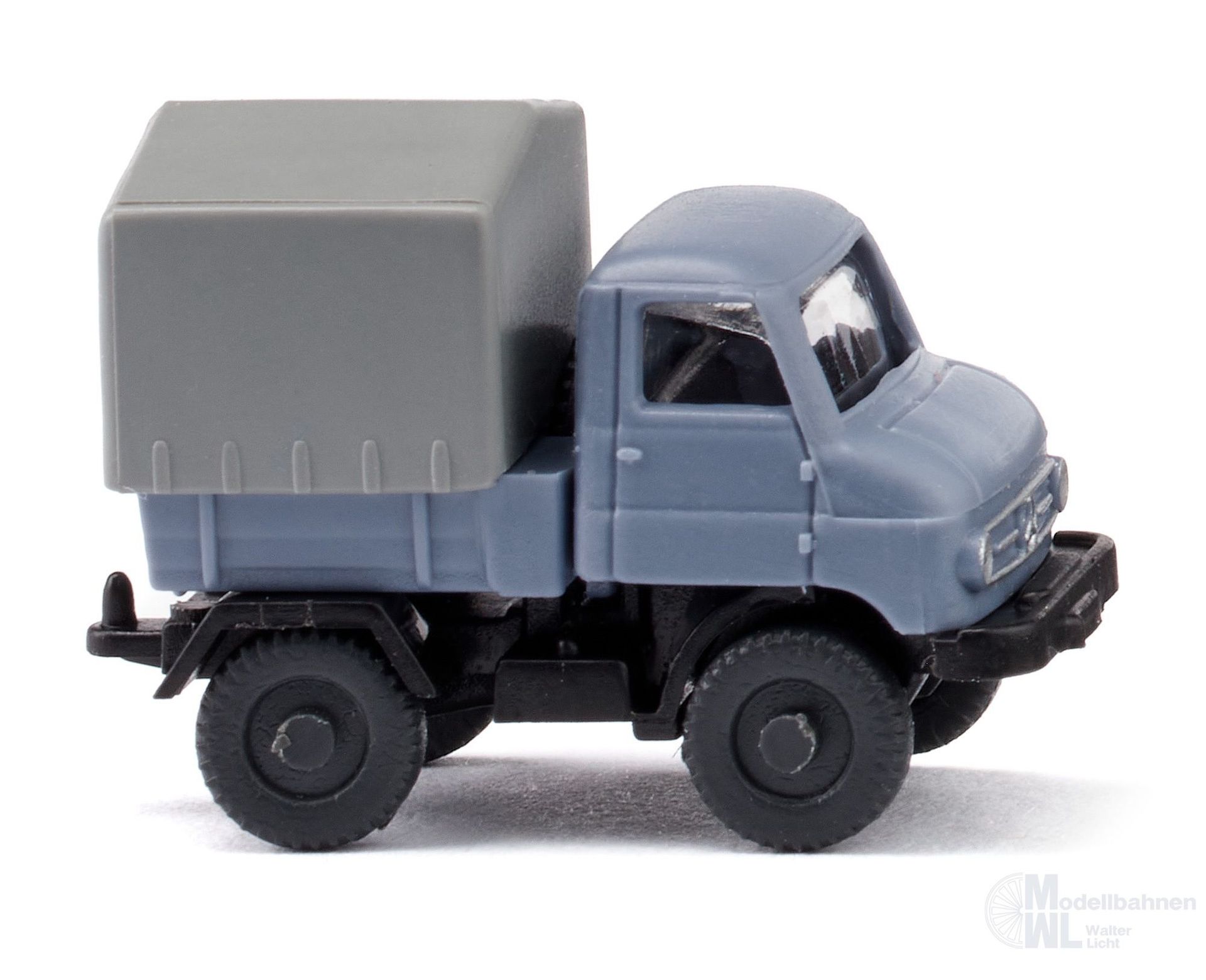 Wiking 097205 - Unimog U 411 - taubenblau N 1:160