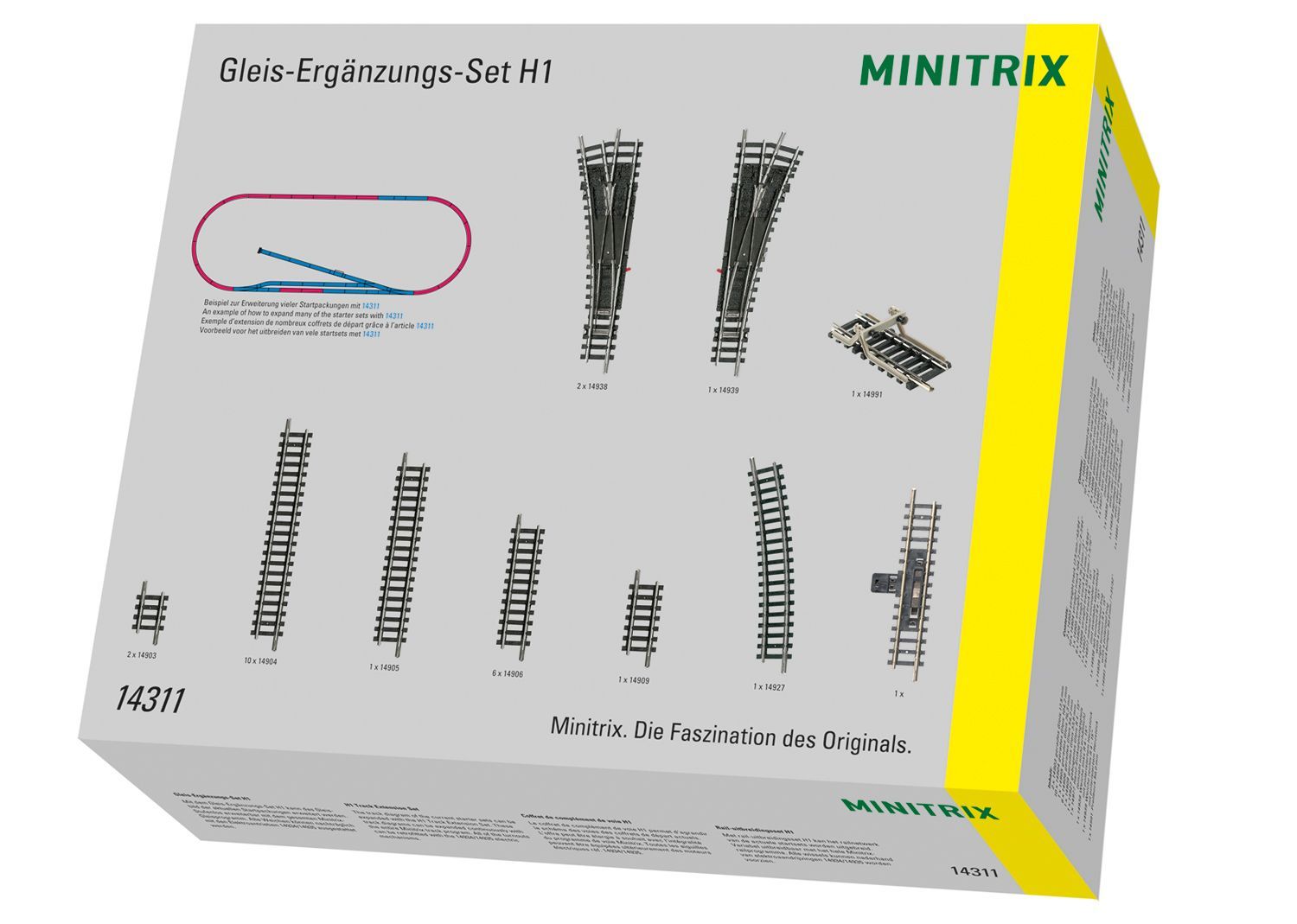 Trix 14311 - Gleis-Ergänzungspackung H1
