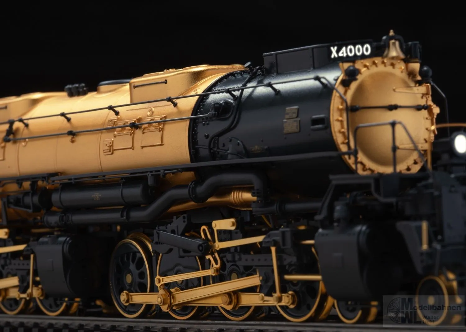 Märklin 39400 - Dampflok Big Boy 4000 UP vergoldet H0/WS Sound