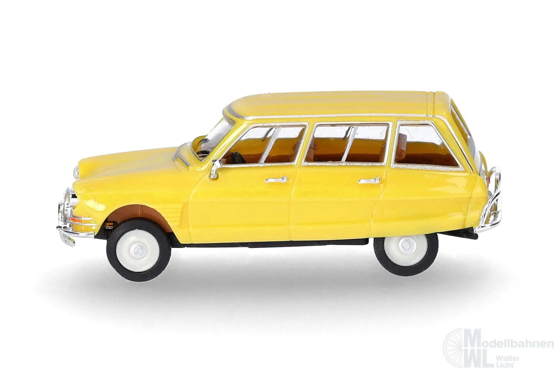 Herpa 027328-005 - Citroen AMI 6 Break, zinkgelb H0 1:87