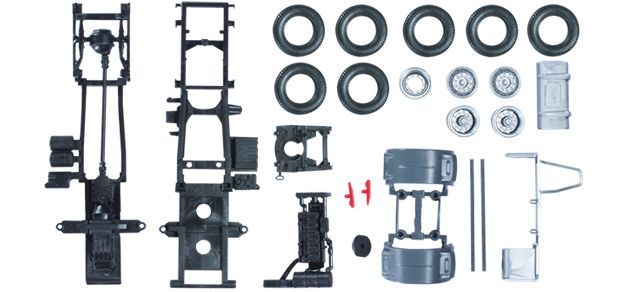 Herpa 83676 - Fahrgestell MAN TGS Euro 6 Zugmaschine 2-achs Inhalt: 2 Stk. 1:87