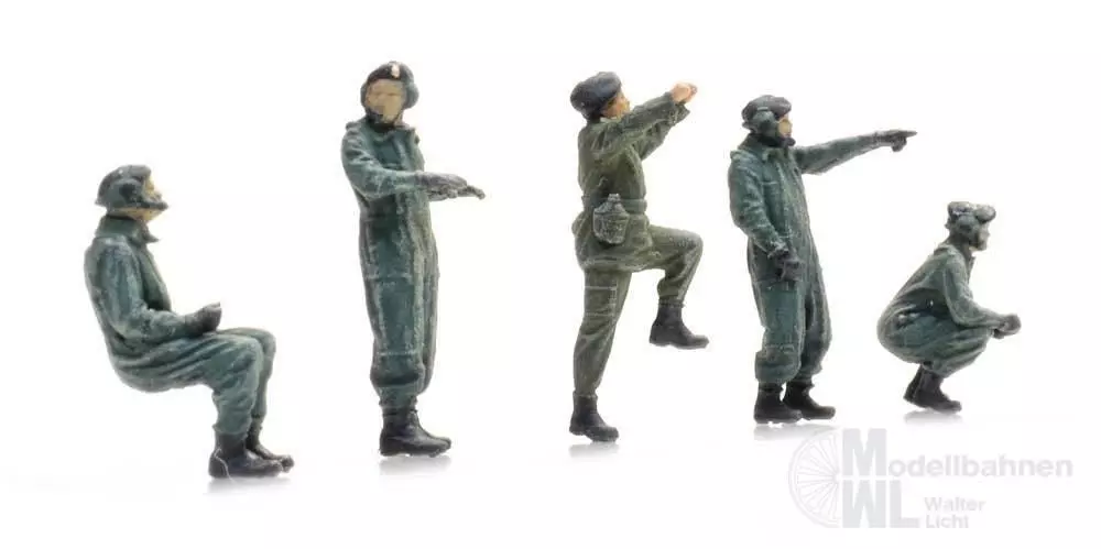 ARTITEC b.v. 5870005 - NL Nederlandse pantser- en tankbemanning (5x) H0 1:87