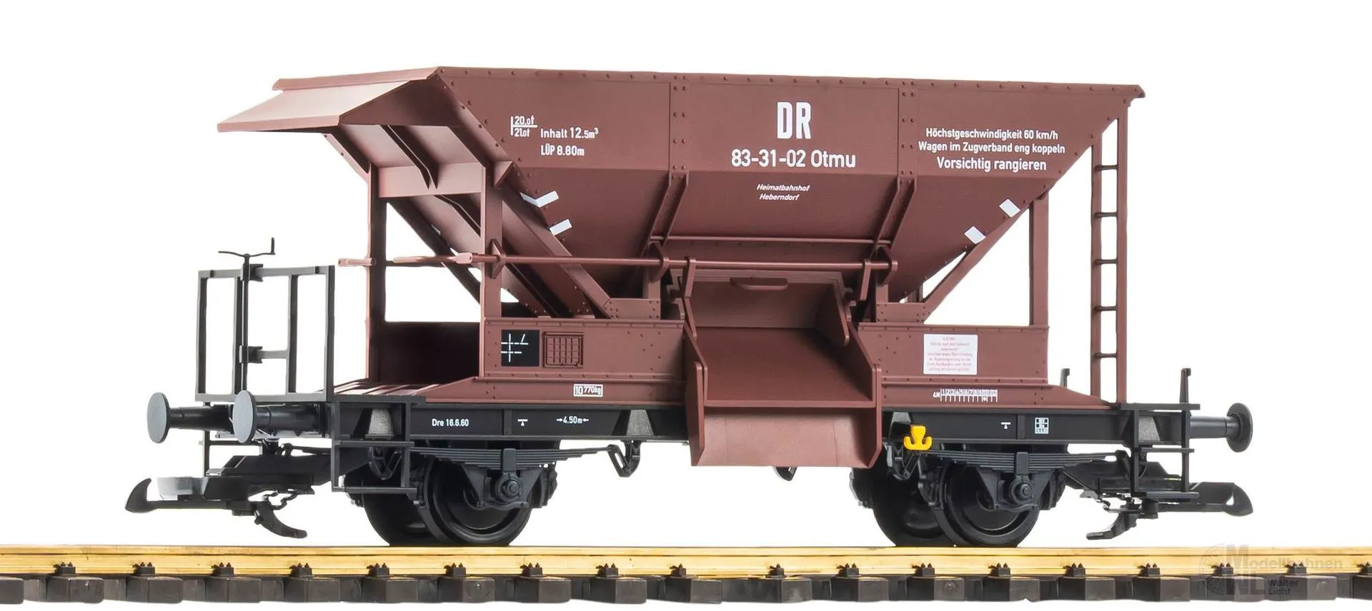 Piko 37854 - Selbstentladewagen DR Ep.III Spur G 1:22,5