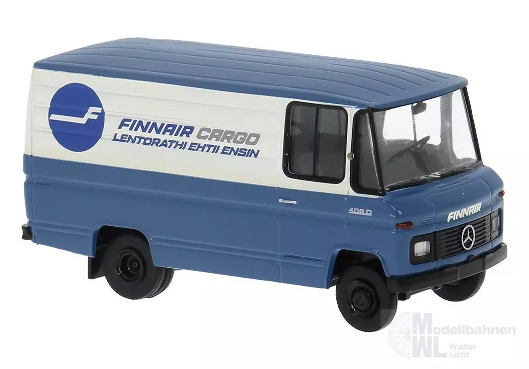 Brekina 36860 - Mercedes-Benz L 406 der Finnair (FIN) H0 1:87