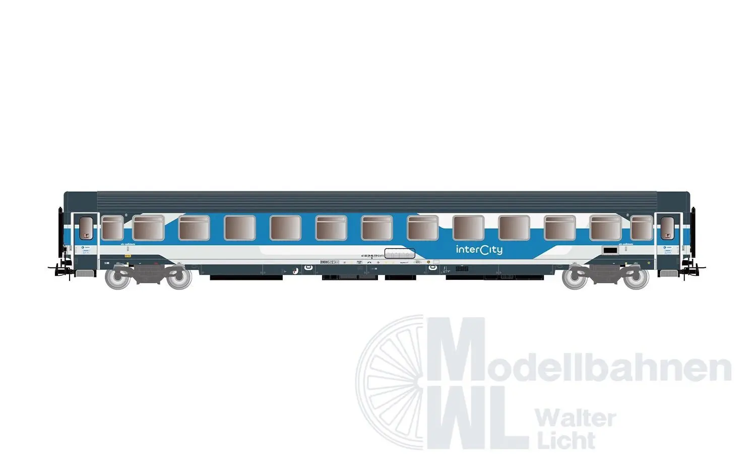 Rivarossi 4407 - Personenwagen Set FS Ep.VI 3.tlg. Intercity H0/GL