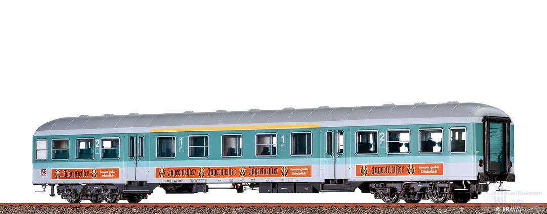 Brawa 46683 - Nahverkehrswagen DB Ep.V ABn417 Jägermeister H0/GL Beleuchtung