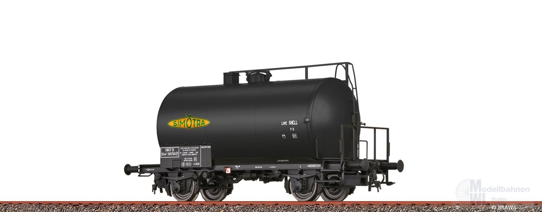 Brawa 50055 - Kesselwagen SNCF Ep.III Simotra H0/GL Brawa 50055 - Kesselwagen SNCF Ep.III Simotra H0/GL