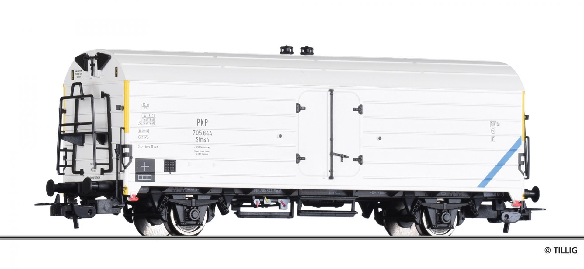 Tillig 76777 - Kühlwagen PKP Ep.III Slms H0/GL